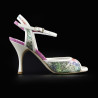 A2 Glittery Flowers heel 9 cm
