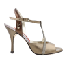 Scarpa da tango donna A10 Notturno Bronze Tacco 8 cm CON PICCOLO DIFETTO | Tangolera Shoes