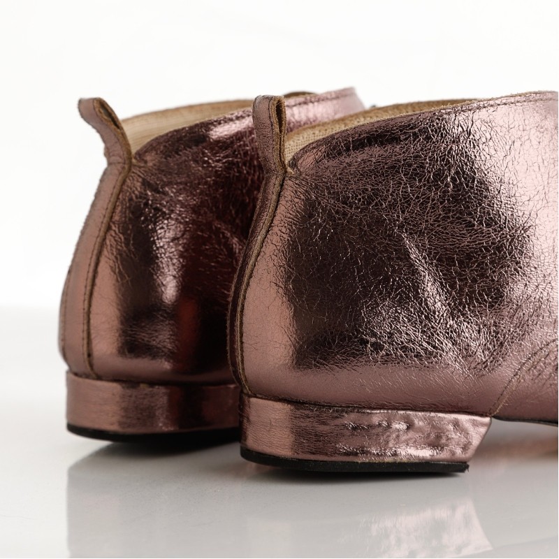 Scarponcino Bronzo Tacco 2 cm Con Piccolo Difetto