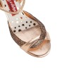 A16 Rame Laminato Glitterino Heel 6 cm