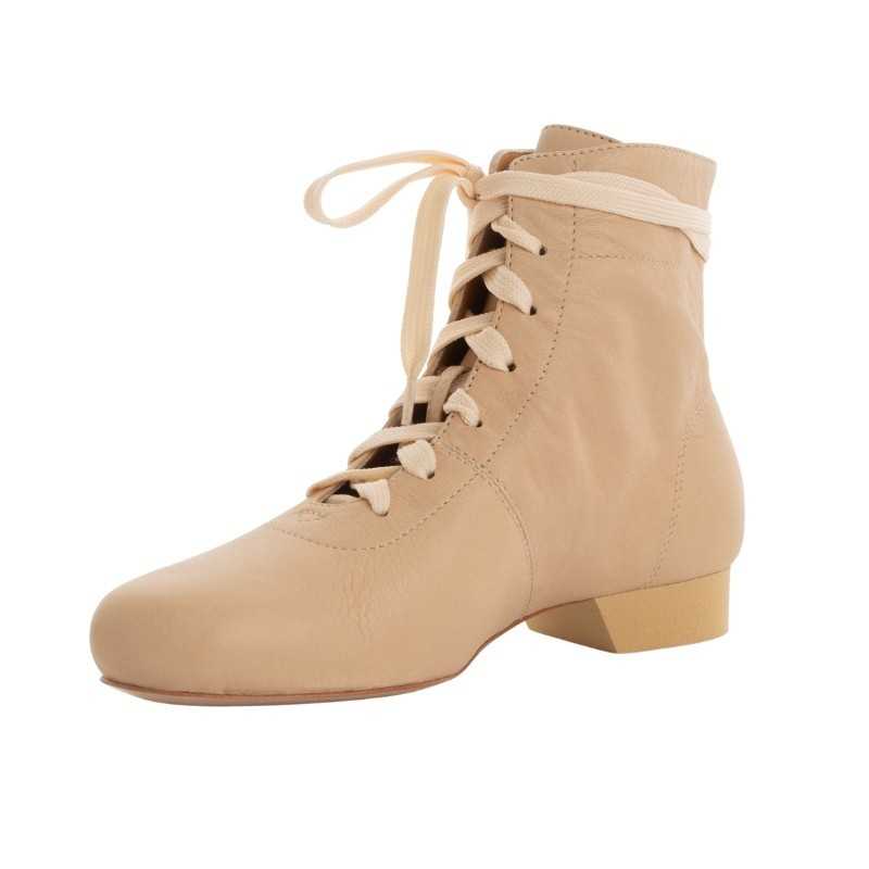 Women's tango shoe in beige Nappa leather Tangolera Shoes