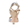 Women's tango shoe A50 Oro Argento Laminato Heel 9 cm | Tangolera Shoes