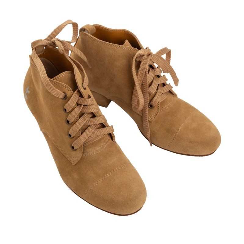 Scarpe da Tango Donna  Stivaletto  Ocra Tex Bufala