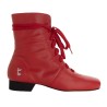 Women's tango shoe in red Nappa leather | Tangolera Shoes