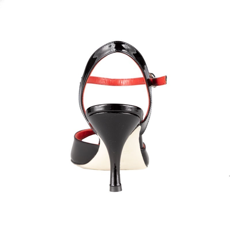 N1 paseo charol negro Tacco 7 cm – Scarpe da Tango Necesita Italian Tango Shoes