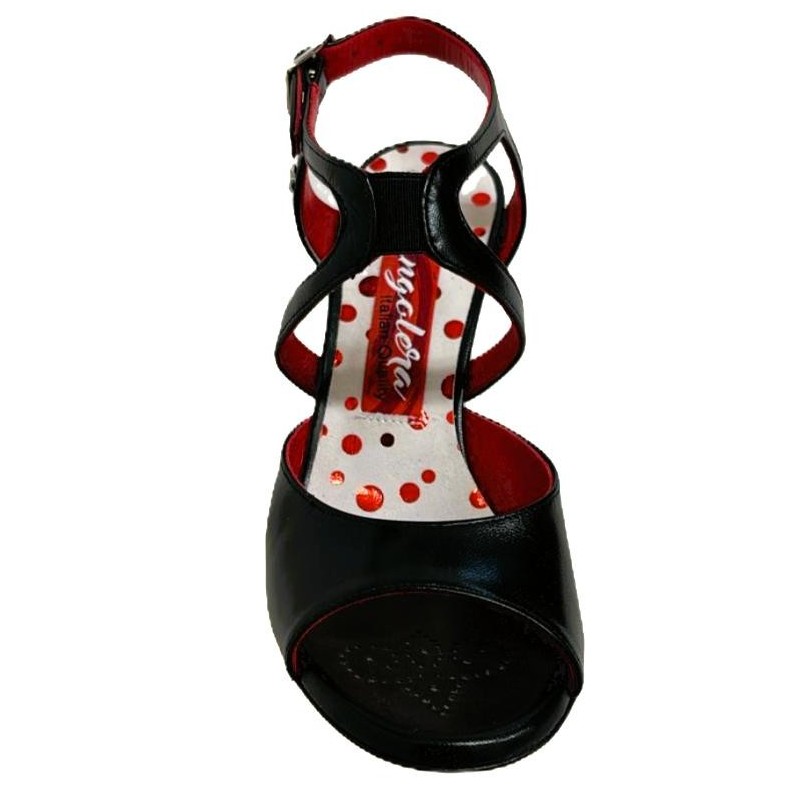 Buy A25 Total Black Heel 7 cm