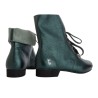 Stivaletto Donna Verde Suola Bufalina  CON PICCOLO DIFETTO