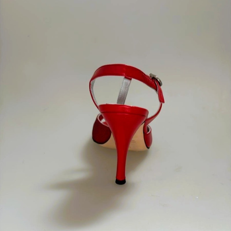Buy N11B Nappa rossa Glitter Heel 9 cm SAMPLE