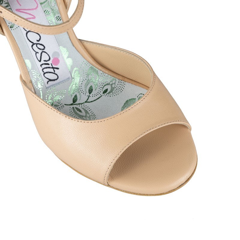 Buy N1 paseo cuero beige Heel 9 cm WITH A SMALL DEFECT
