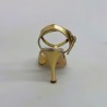 Women's tango shoes  A31CL Laminato Oro  Heel 9 cm WITH A SMALL DEFECT | Tangolera Shoes