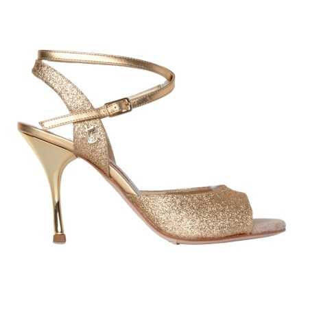 Buy A1CL Glitter Golden Heel 9 cm